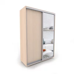 Шкаф-купе Акцент-Сим ДЗ 1200х600  Дуб молочный