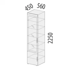 Сервант Тиффани 600.06