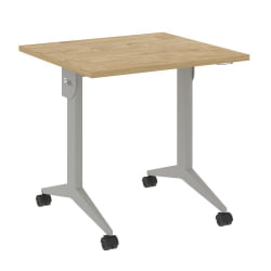 Стол складной мобильный КС-Пулл КС.М-0.7 Тиквуд Светлый/Серый / X-Pull X.M-0.7
