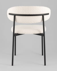 Стул Севйн букле молочный / Sevyn