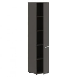 Шкаф-колонка с глухой дверью EDIS EHCS 42.1 Мокко Белый Мокко