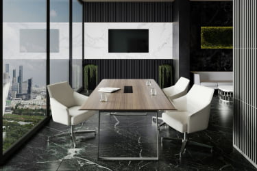 Стол переговорный QUARTZ QZ.0102.BW.GF