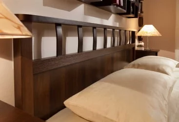 Кровать Люкс (1600) Sherlock 47 Орех шоколадный (спальня)