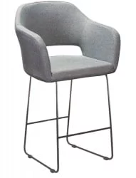 Стул полубарный Oscar (ПБ) Грей/Линк