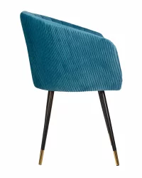 Стул обеденный DOBRIN MARY Морская волна велюр 1922-7