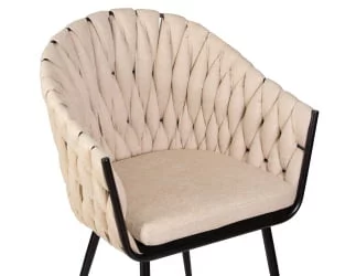 Стул обеденный DOBRIN MATILDA Бежевая ткань LAR 275-1