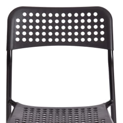 Дизайнерский стул ADDE (mod. C-049) металл/пластик, 39 х 49 х 78 см, Black(черный) разборный