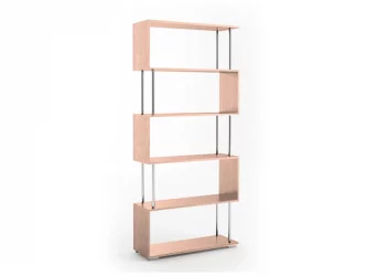 Стеллажи Зигзаг 2+Зигзаг 1 дуб млечный