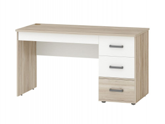 Стол для школьника Эверест 500.14 Дуб Кронберг/Белый шпон