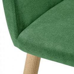 Кресло Oscar зеленый/нат.дуб