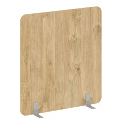 Перегородки на металлических опорах на фетровых подпятниках Р-лине ДП.Ф-140-150 Тиквуд Светлый / R-line DP.F-140-150