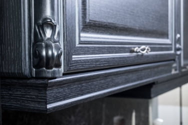 Кухонный гарнитур Италия №08 Черный Дуб темный