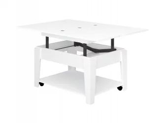 Кофейный столик Агат-34 (01) Белый шпон