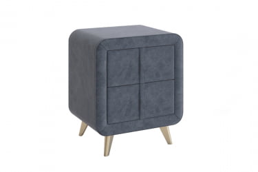 Тумба прикроватная Софи 2 TM-001.2 топаз (велюр)