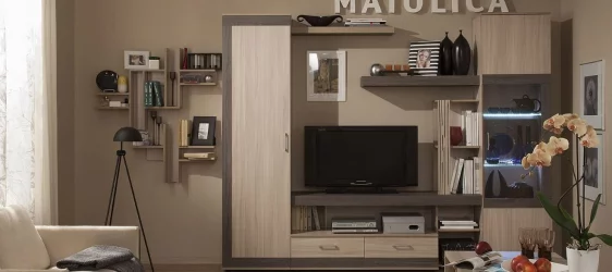 Полки Maiolica 18 Ясень Шимо светлый