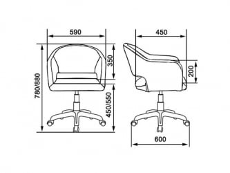 Кресло НЕСТ Б НСТ35341011 Черное / NEST B NST35341011