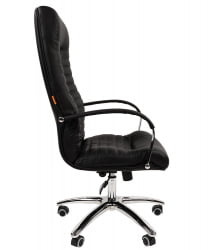 Кресло руководителя CHAIRMAN 480 N кожа Черный