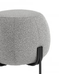 Пуф Флик букле Серый