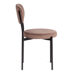 Стул REVO (mod. 7033) / 1 шт. в упаковке ткань/металл, 47х54х82 см, высота до сиденья 47 см, коричневый barkhat 12/черный