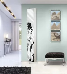 Поворотный зеркальный шкаф Lupo Art Белый