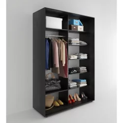 Шкаф-купе 2-х дверный Акцент-Дуэт Д 1600х600 Венге