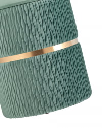 Пуф Джесси с ящиком велюр Бирюзовый