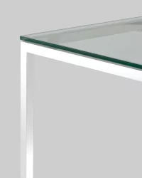 Журнальный стол ТАУН 40x40 Серебро