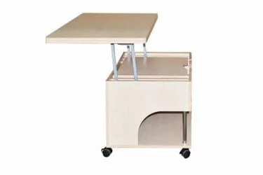 Стол-трансформер раскладной Стэп Ясень Шимо светлый