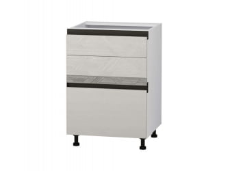 Напольный шкаф (3 ящика с доводчиком Titusoft) Бостон 61