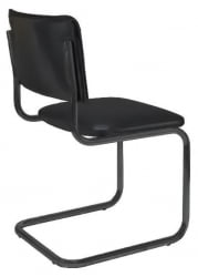 Стул Сильвия 01S Черный/Металл Черный