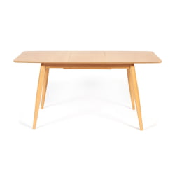 Раздвижной стол Pavillion (Павильон) основание бук, столешница мдф, 80x120+40x75см, Натуральный