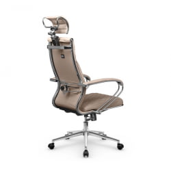 Кресло руководителя Metta L 2c 44C/K116 Infinity Easy Clean (MPES) Комплект 7 Темно-бежевое