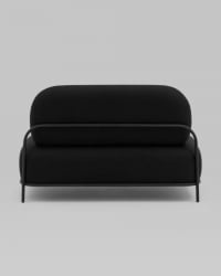 Диван Стоун рогожка черный