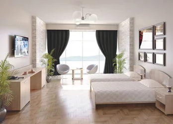 Тумба прикроватная с нишей и ящиком LIGHT С-ТПЯ-3 Акация Лорка