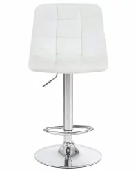 Стул барный DOBRIN TAILOR экокожа Белый