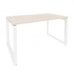 Стол рабочий на О-образном м/к ОНИКС О.МО-СП-3.8 Денвер Светлый/Белый / ONIX O.MO-SP-3.8