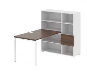 Рабочая станция EDIS EURST 1213 Дуб Денвер темный Белый Белый