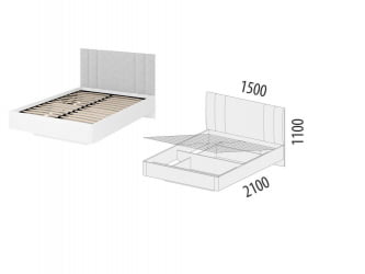 Кровать с ящиком Николь 901.31