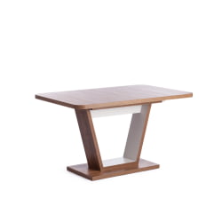 Стол обеденный VOX ЛДСП, 132-172x85x75,5 см, Дуб Канзас/Пепел