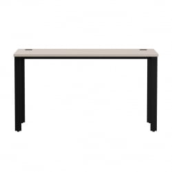 Стол прямой на металлокаркасе, опоры 45 гр Everprof EVO 254S003 Кашемир Черный