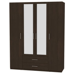 Шкаф распашный R-230х180х45-2-M(Венге)