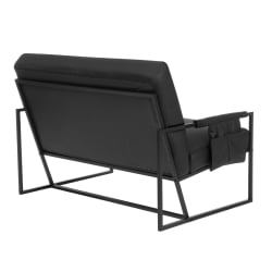 Диван Charli LUX Д/Чарли Люкс экокожа , Sharp Черный