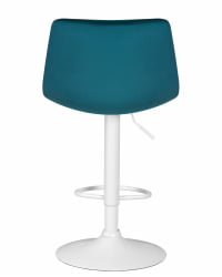 Стул барный DOBRIN TAILOR WHITE (морской волны велюр (MJ9-99)) 2 шт