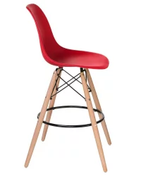 Стул барный ДОБРИН ДСВ БАР Красный Р-02 / DOBRIN DSW BAR R-02