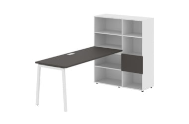 Рабочая станция EDIS ELRST 1117 Мокко Белый Белый