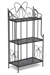 Этажерка Secret De Maison 002 стальной сплав, 59х30х118см, черный