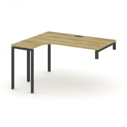 Стол-надставка на опорную тумбу (левый) CONCEPT CN.OSAN-003(L) Дуб Винченцо Антрацит