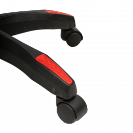 Кресло 840-1 KINGQUEEN, цвет черный/красный, 840-1-black-red