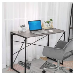 Стол на металлокаркасе BRABIX LOFT CD-002 Дуб антик