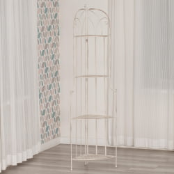 Этажерка Secret De Maison Nicole (PL08-10338) стальной сплав, античный белый, 48х33х159 см